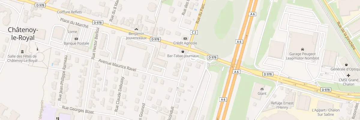 Plan du 4 Rue de Charréconduit à Châtenoy-le-Royal