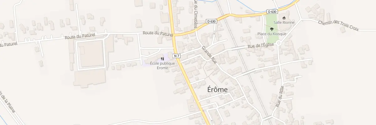 Plan du 5026 Le Village à Érôme