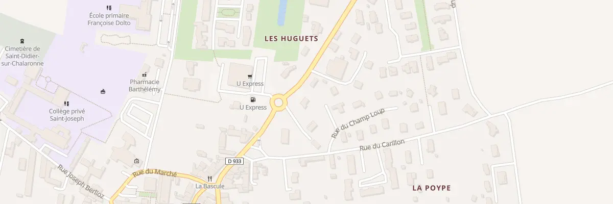 Plan du 377 Rue de la Libération à Saint-Didier-sur-Chalaronne