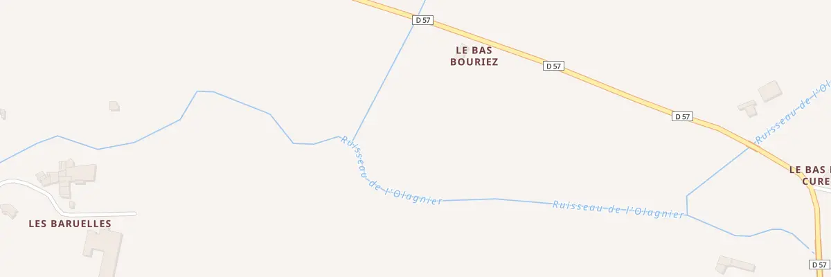 Plan du 995 Rte de Loriol à Cliousclat
