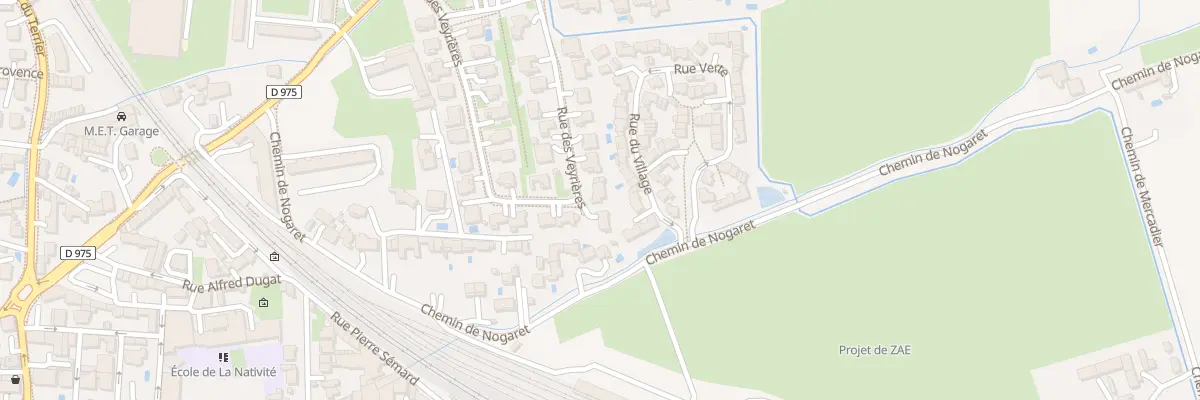 Plan du 9 Rue des Veyrières à Orange