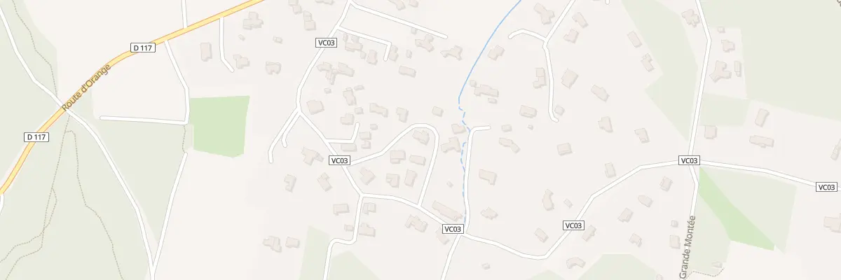 Plan du 397 Che du Marteau à Rochegude