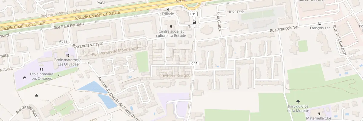 Plan du 28 Rue Cambis Lezan à Avignon