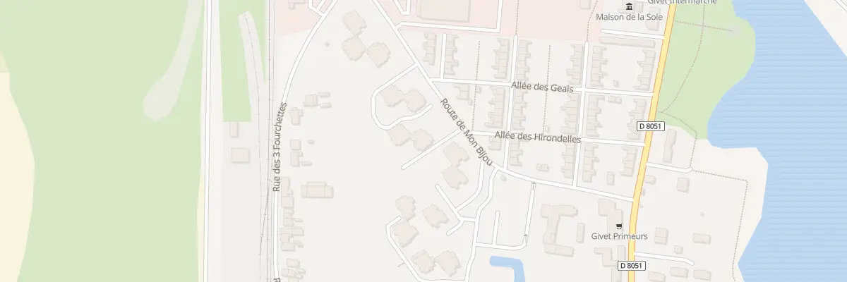 Plan du 14 Rue de Mon Bijou à Givet