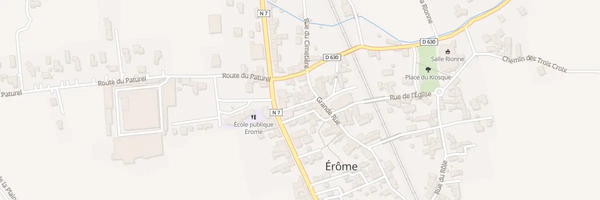 Plan du 5011 Le Village à Érôme