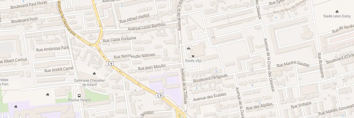 Plan du 23 Rue Jean Moulin à Avignon