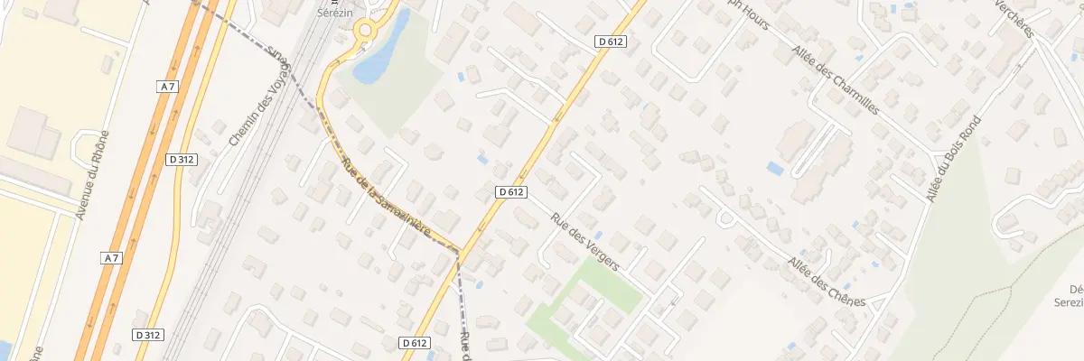 Plan du 5101 Rue de Ternay à Sérézin-du-Rhône