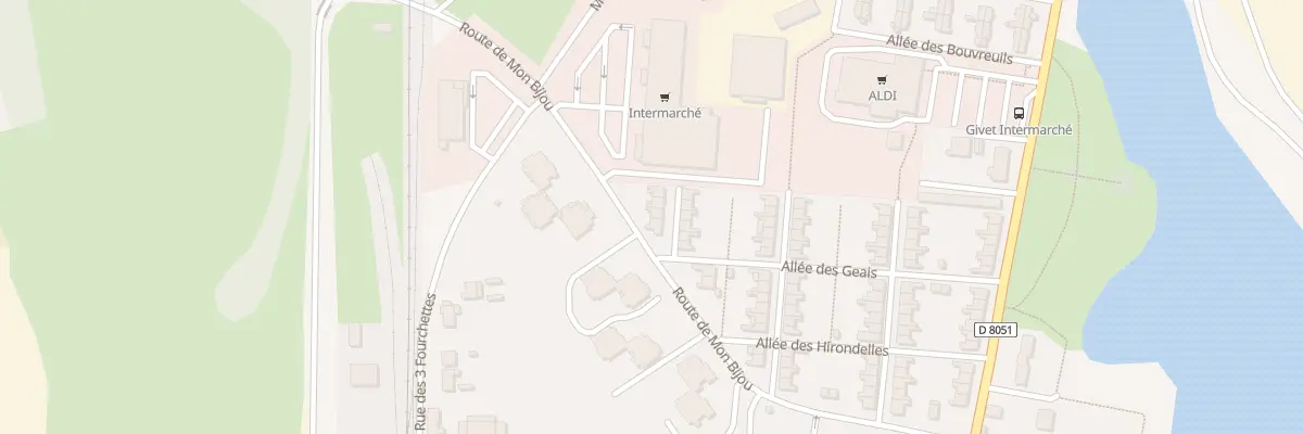 Plan du 87 Imp des Piverts à Givet