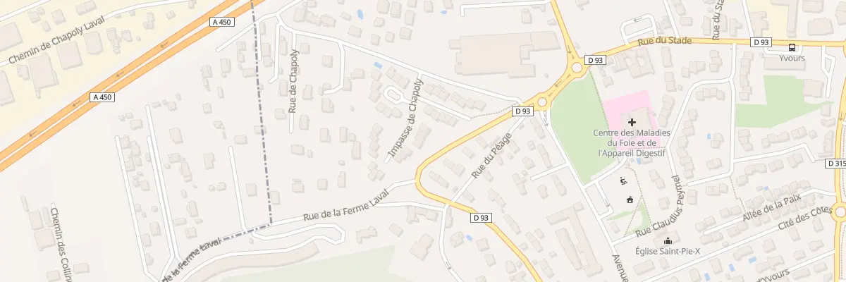 Plan du 1 Rue de Chapoly à Irigny