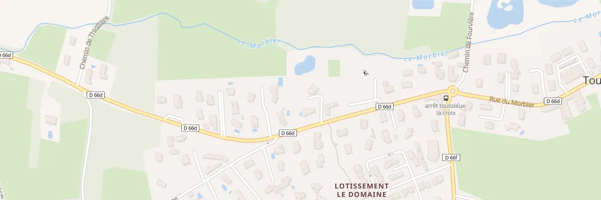 Plan du 228B Rte de Sainte Euphemie à Toussieux