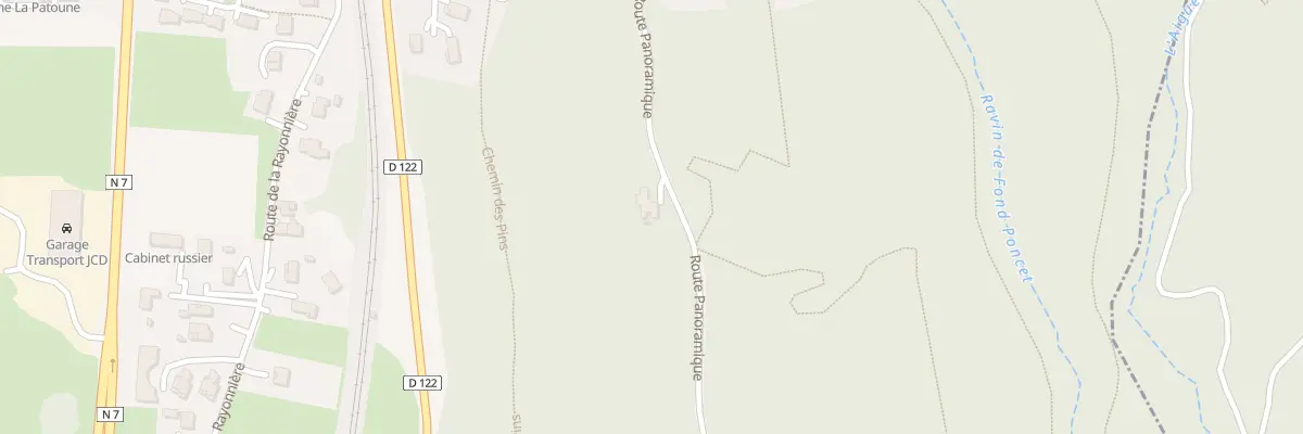 Plan du 5236 Le Recoin à Laveyron