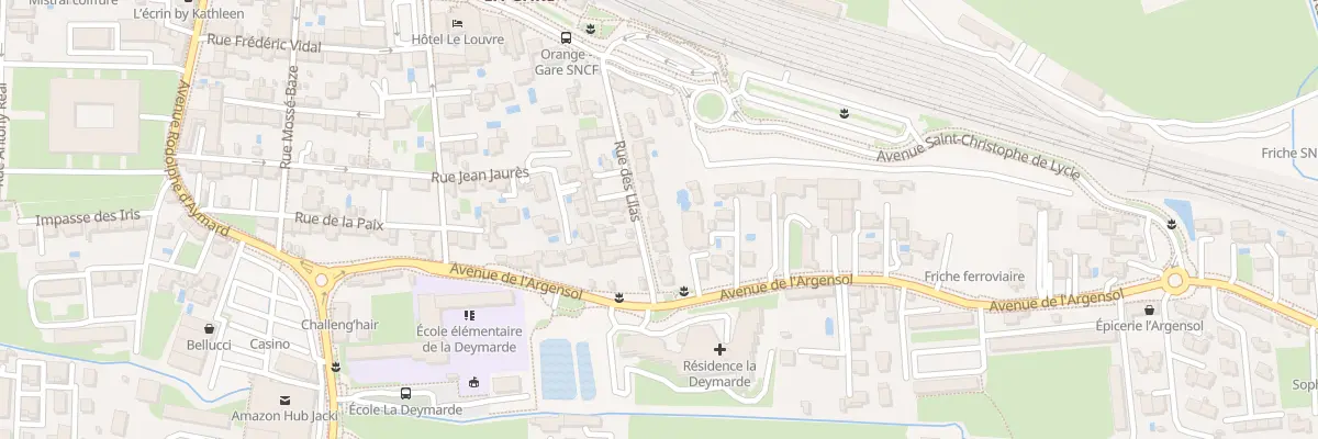 Plan du 237 Rue des Lilas à Orange