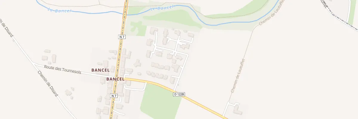 Plan du 3 Lot Les Mirabelles à Beausemblant