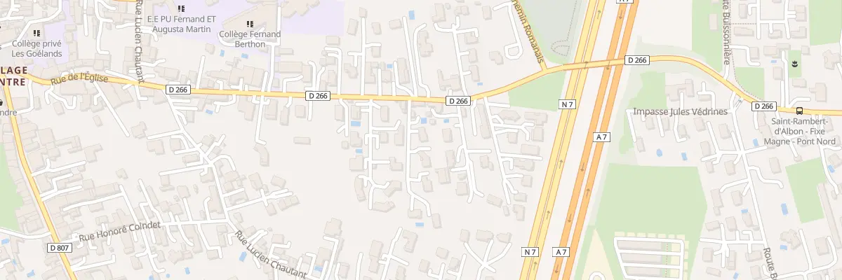 Plan du 12A Rue Jules Vedrines à Saint-Rambert-d’Albon