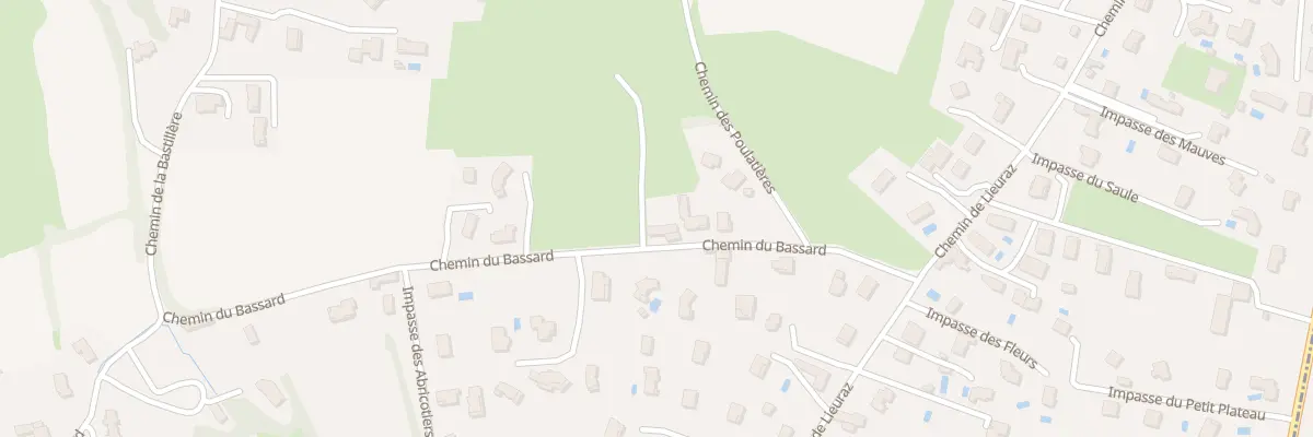 Plan du 621 Che du Bassard à Chonas-l’Amballan