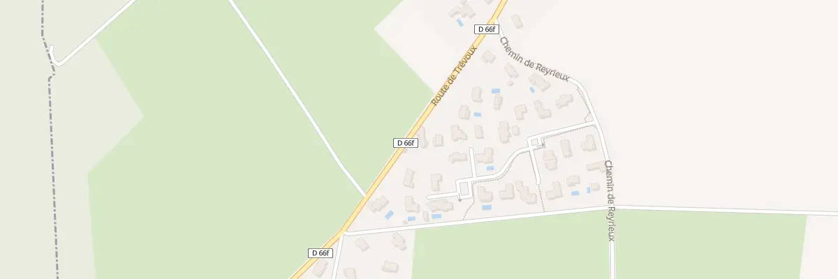 Plan du 747 Rte de Trevoux à Toussieux