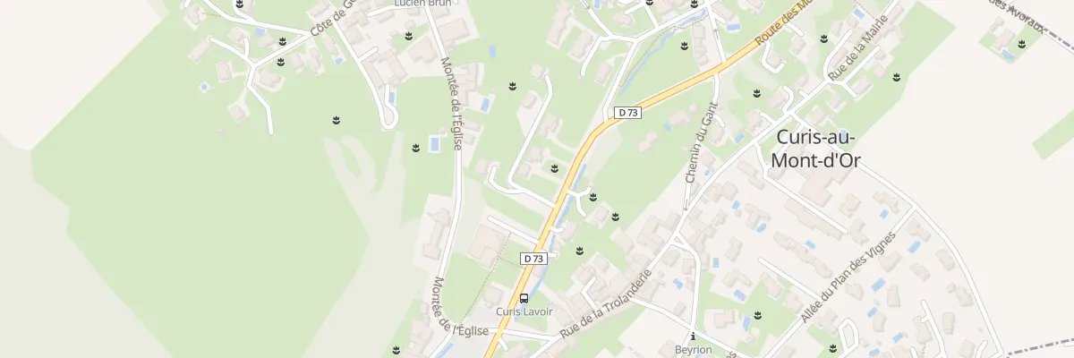 Plan du 934 Rte des Monts d’Or à Curis-au-Mont-d’Or