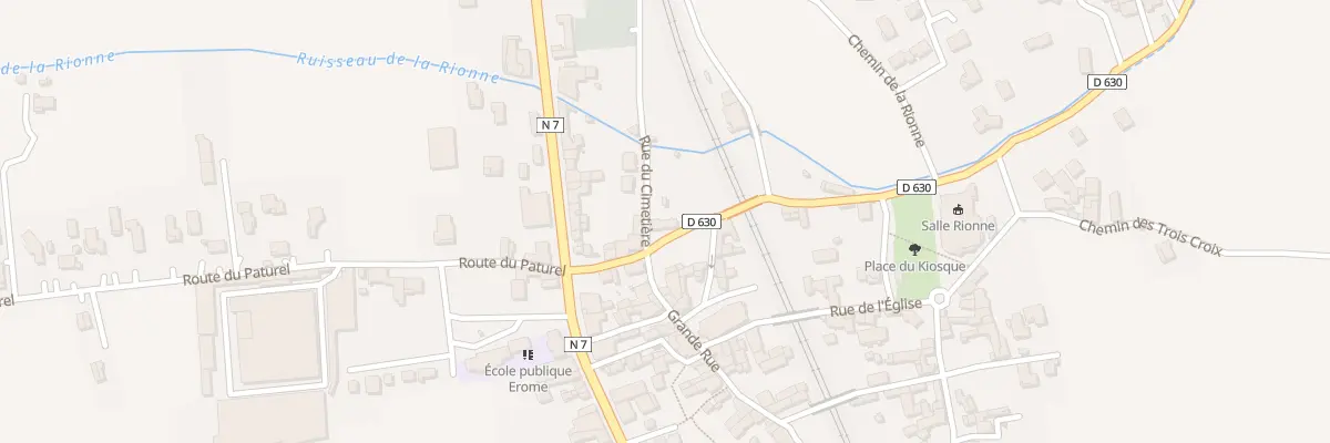 Plan du 5125 Le Village à Érôme