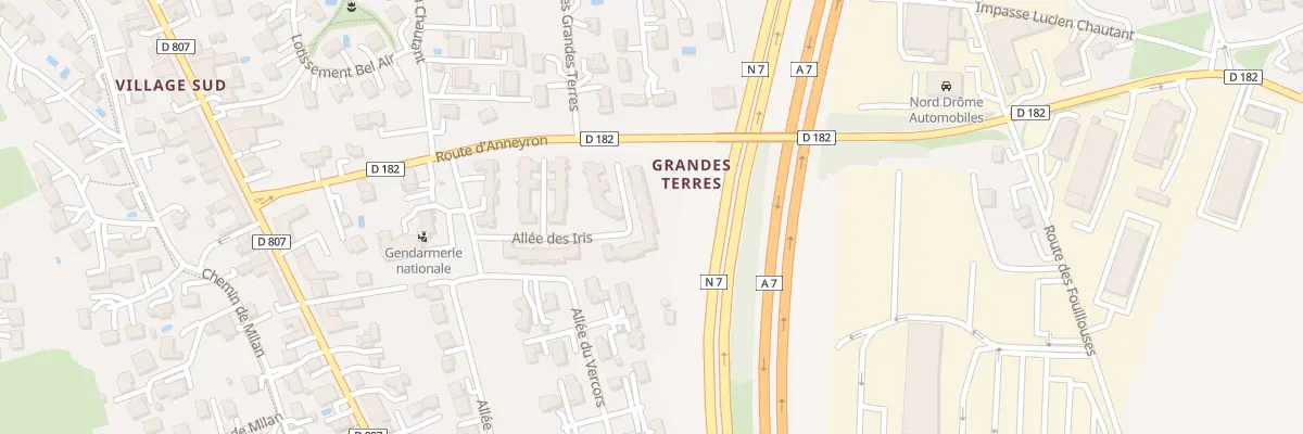 Plan du 4 All des Violettes à Saint-Rambert-d’Albon