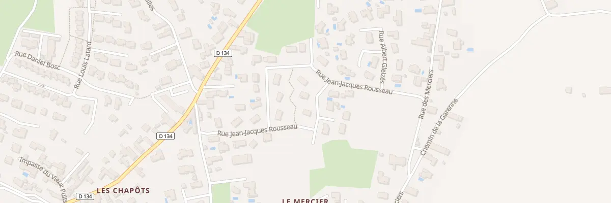 Plan du 5218 Rue Jean Jacques Rousseau à Roussillon