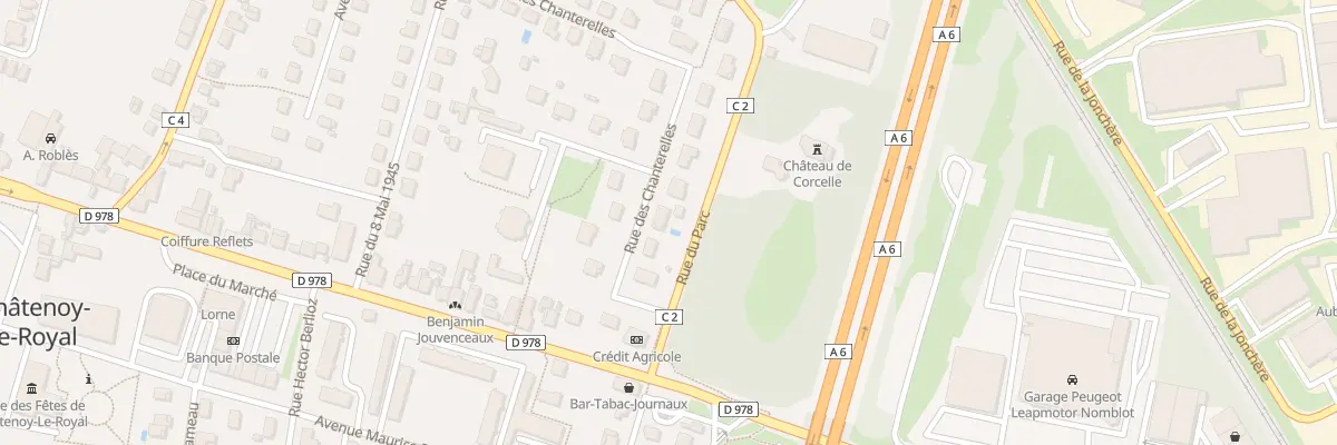 Plan du 27 Rue des Chanterelles à Châtenoy-le-Royal