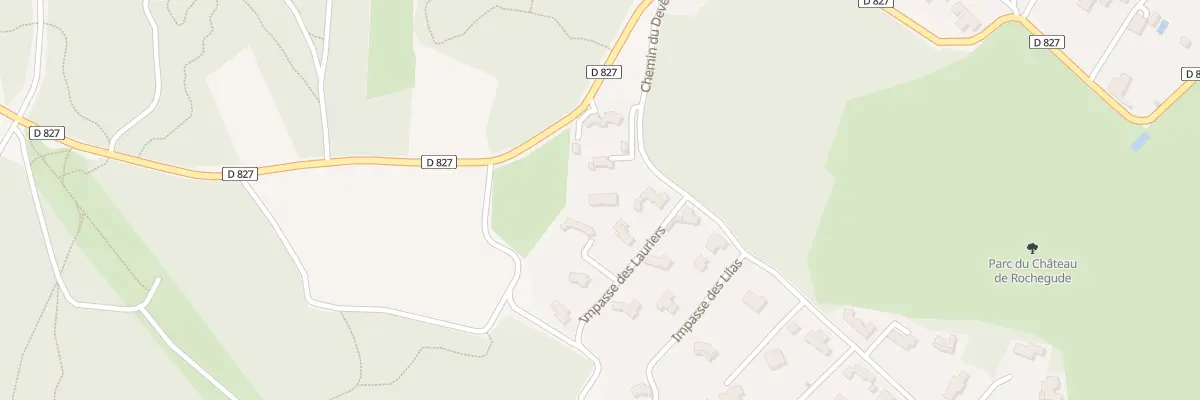 Plan du 5001 La Bourgade à Rochegude