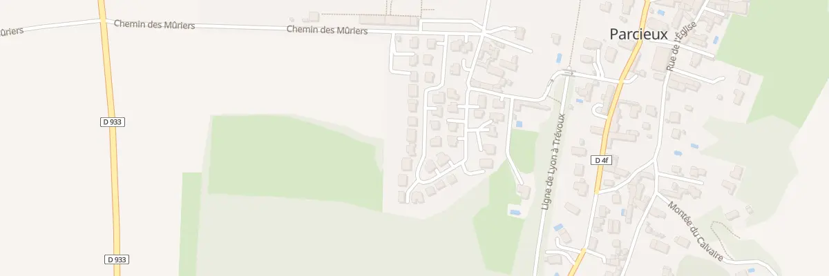 Plan du 16 Lot Le Clos du Chateau à Parcieux