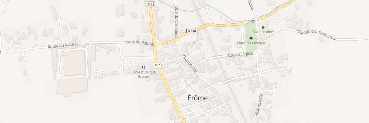 Plan du 5020 Le Village à Érôme