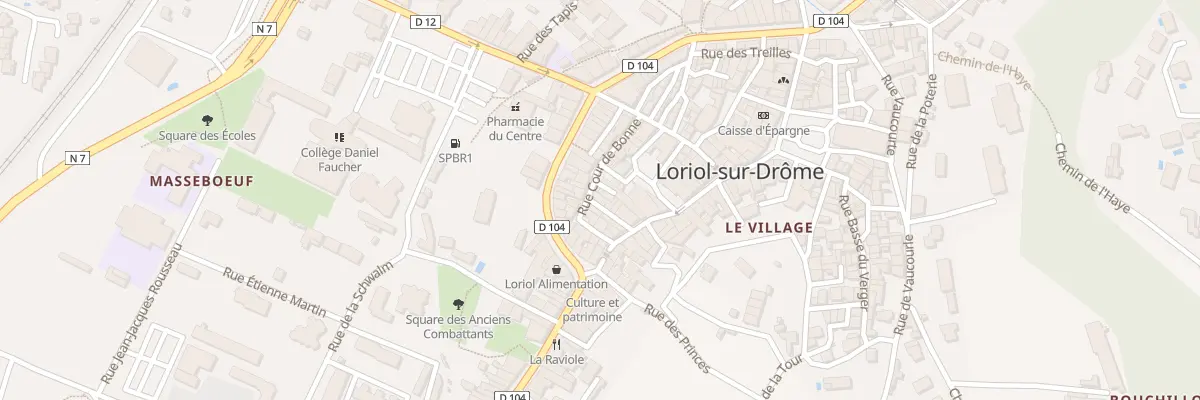 Plan du 1B Rue d’aurelien à Loriol-sur-Drôme
