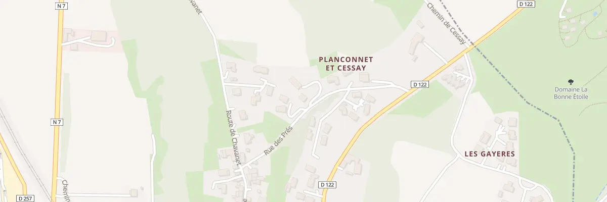 Plan du 163B Rue des Prés à Laveyron