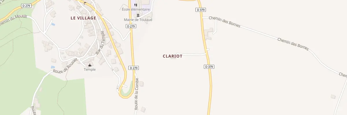 Plan du 85 Imp de Clariot à Toulaud
