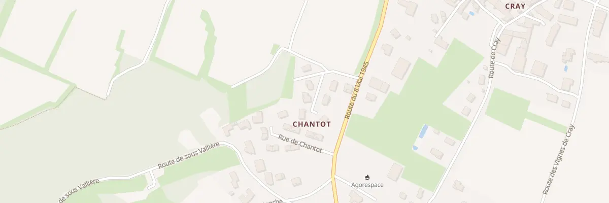 Plan du 100 Rue du Clos Chantôt à Clessé