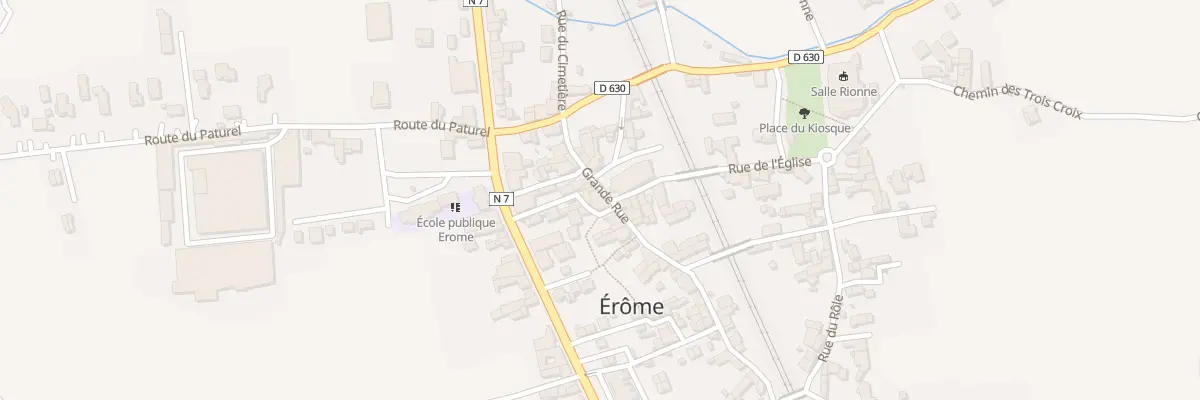 Plan du 5021A Le Village à Érôme