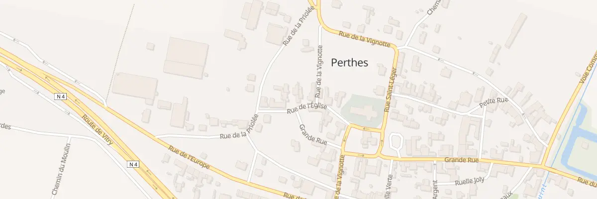 Plan du 10 Rue de l’Eglise à Perthes