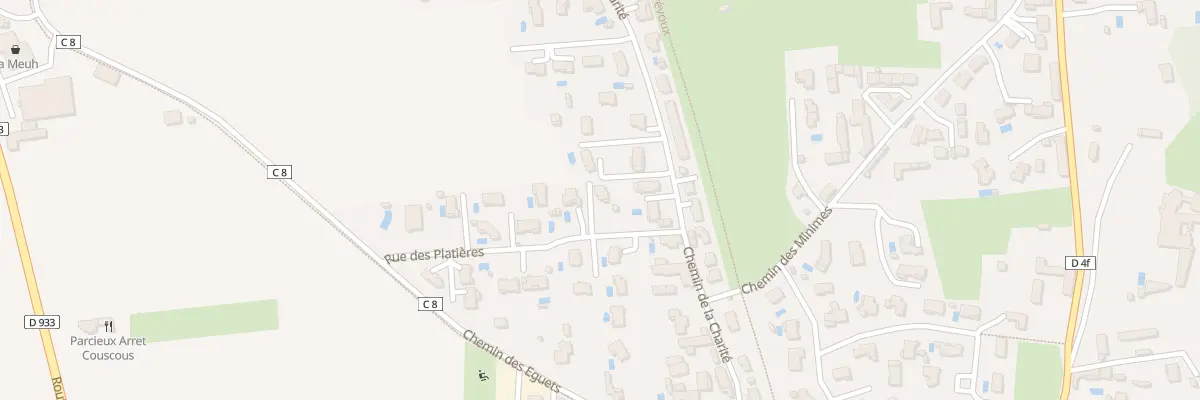 Plan du 64 Rue des Platières à Parcieux