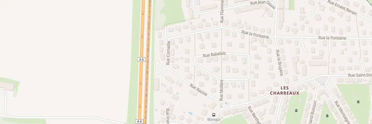 Plan du 11 Rue Rabelais à Chalon-sur-Saône