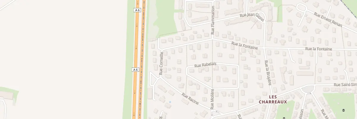 Plan du 17 Rue Rabelais à Chalon-sur-Saône