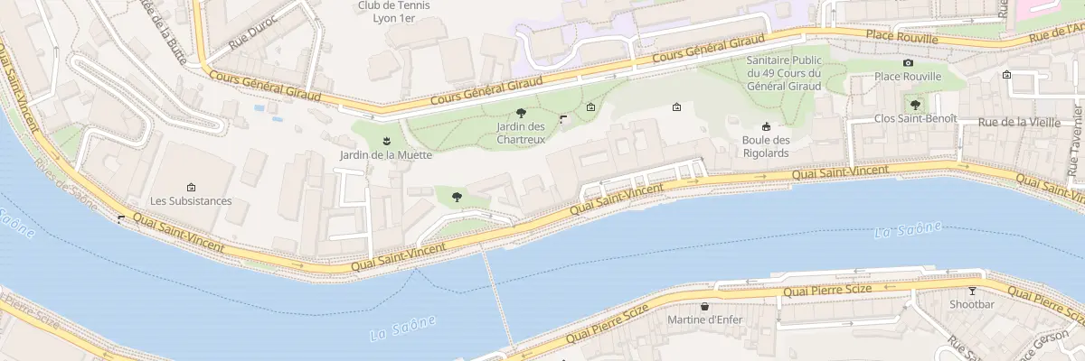Plan du 19 Quai Saint Vincent à Lyon 1er Arrondissement