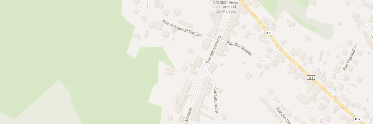 Plan du 56 Rue des Manises à Vivier-au-Court