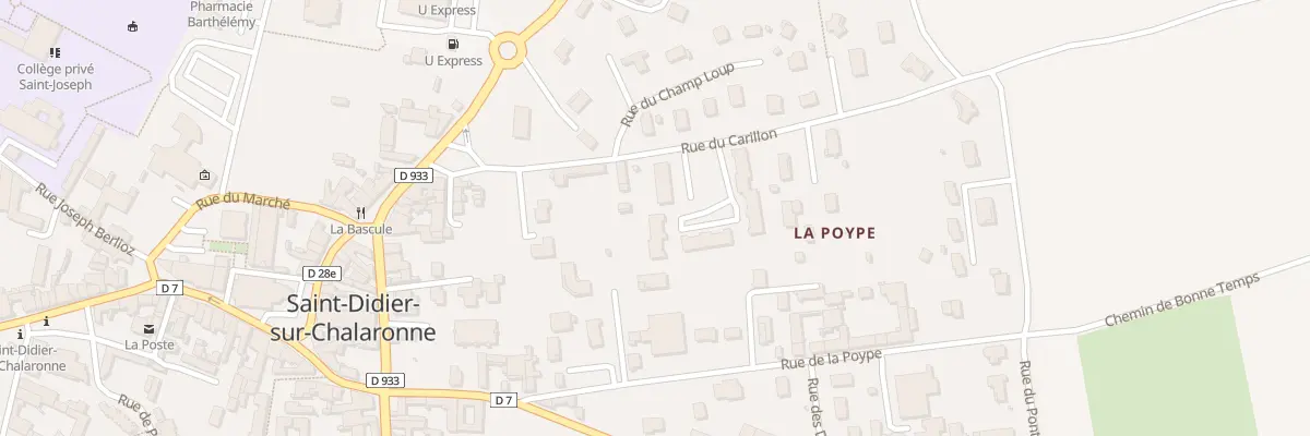 Plan du 133 Pl du Carillon à Saint-Didier-sur-Chalaronne