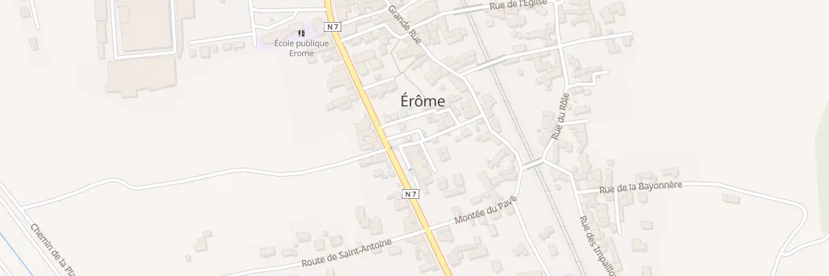 Plan du 5056 Le Village à Érôme