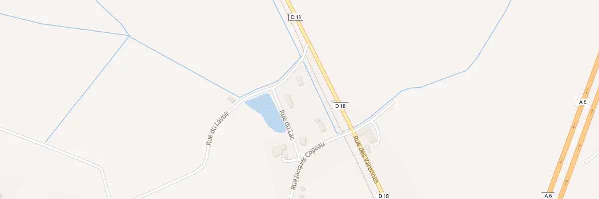 Plan du 2 Rue du Lac à Merceuil