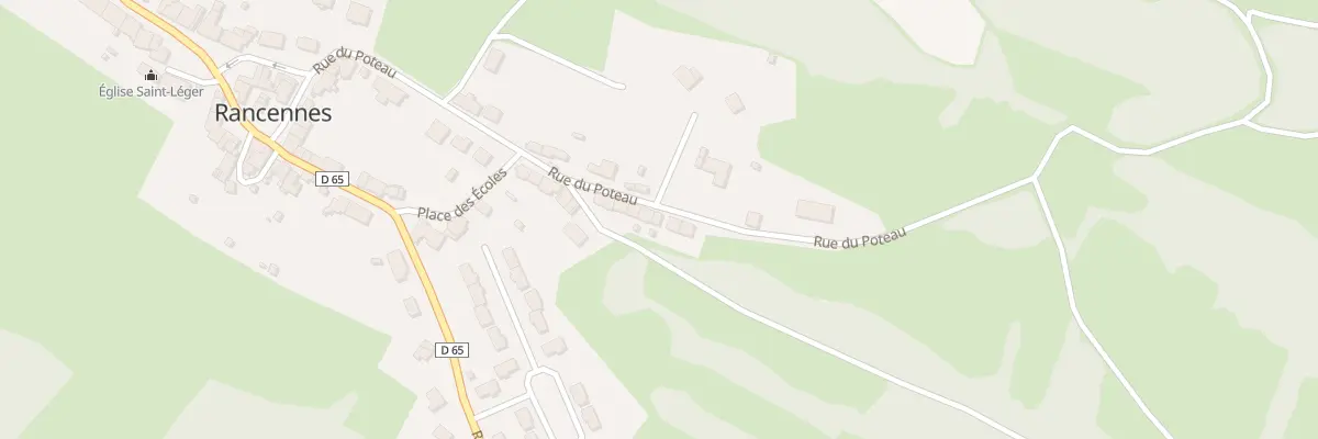 Plan du 28B Rue du Poteau à Rancennes