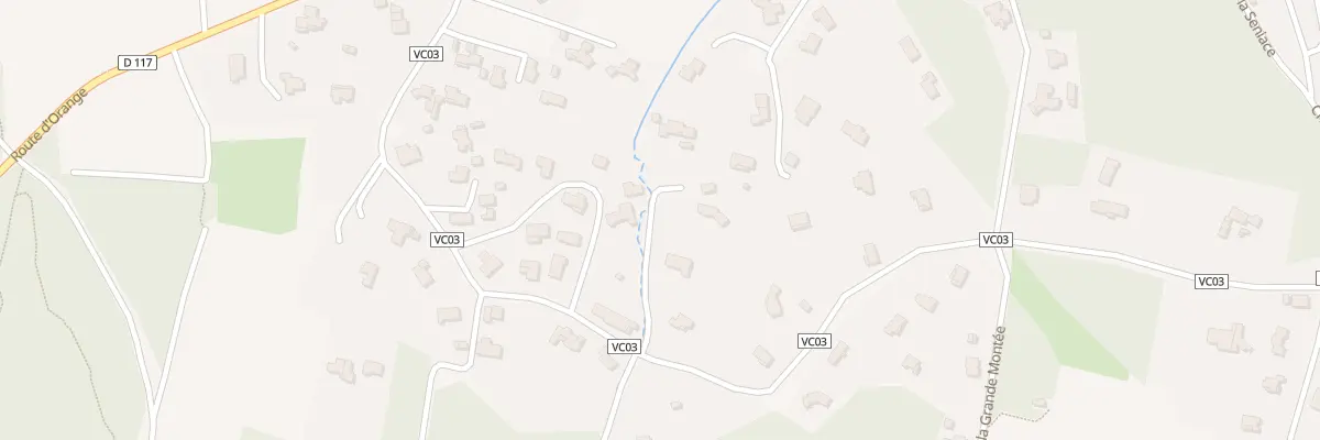 Plan du 5286 Le Marteau à Rochegude