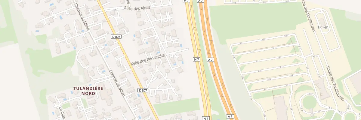 Plan du 12 All des Pervenches à Saint-Rambert-d’Albon