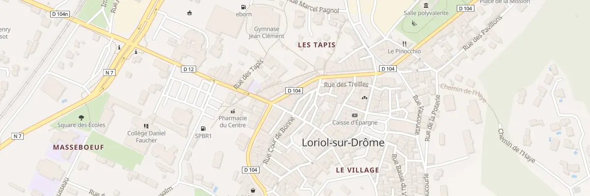 Plan du 79 Av de la Republique à Loriol-sur-Drôme