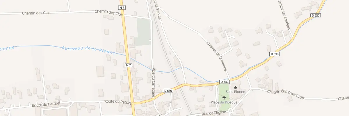 Plan du 5126 Le Village à Érôme