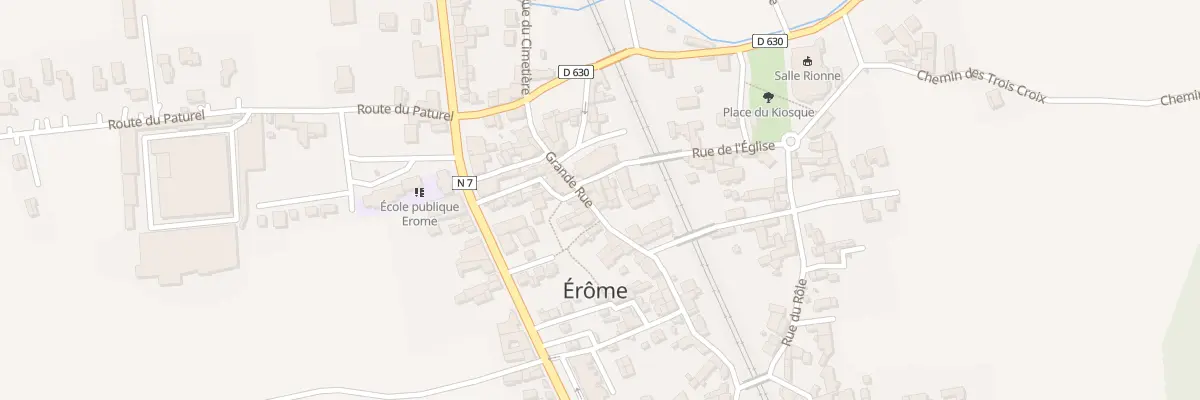 Plan du 5190 Le Village à Érôme