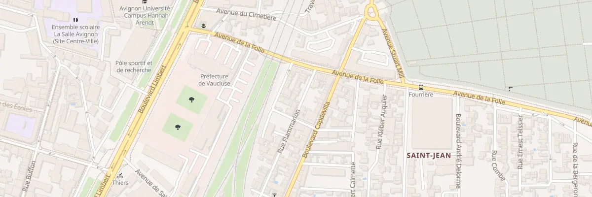 Plan du 14 Rue Flammarion à Avignon