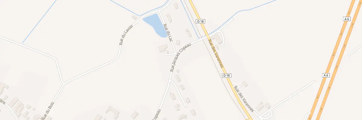 Plan du 36 Rue Jacques Copeau à Merceuil